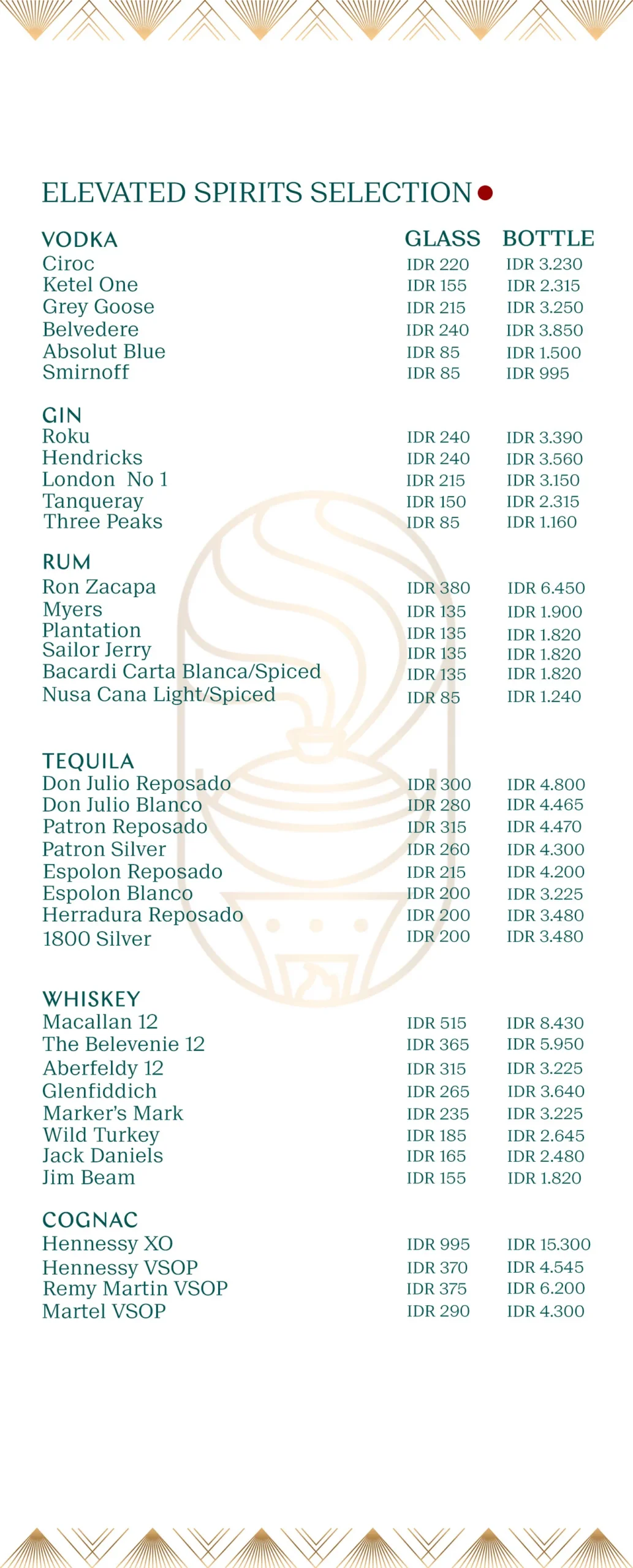 ARUM MENU, page 6 of 7