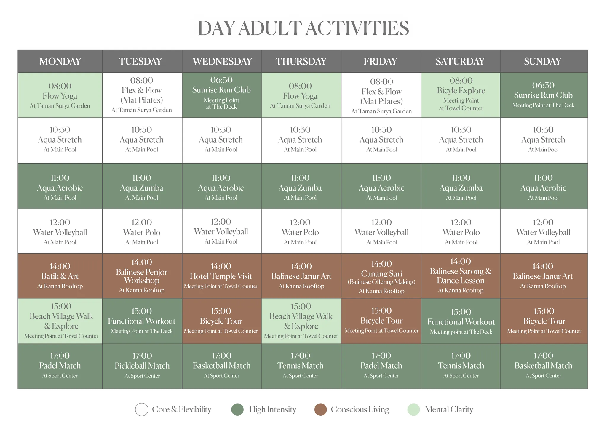 Daily Activity List, page 1 of 17