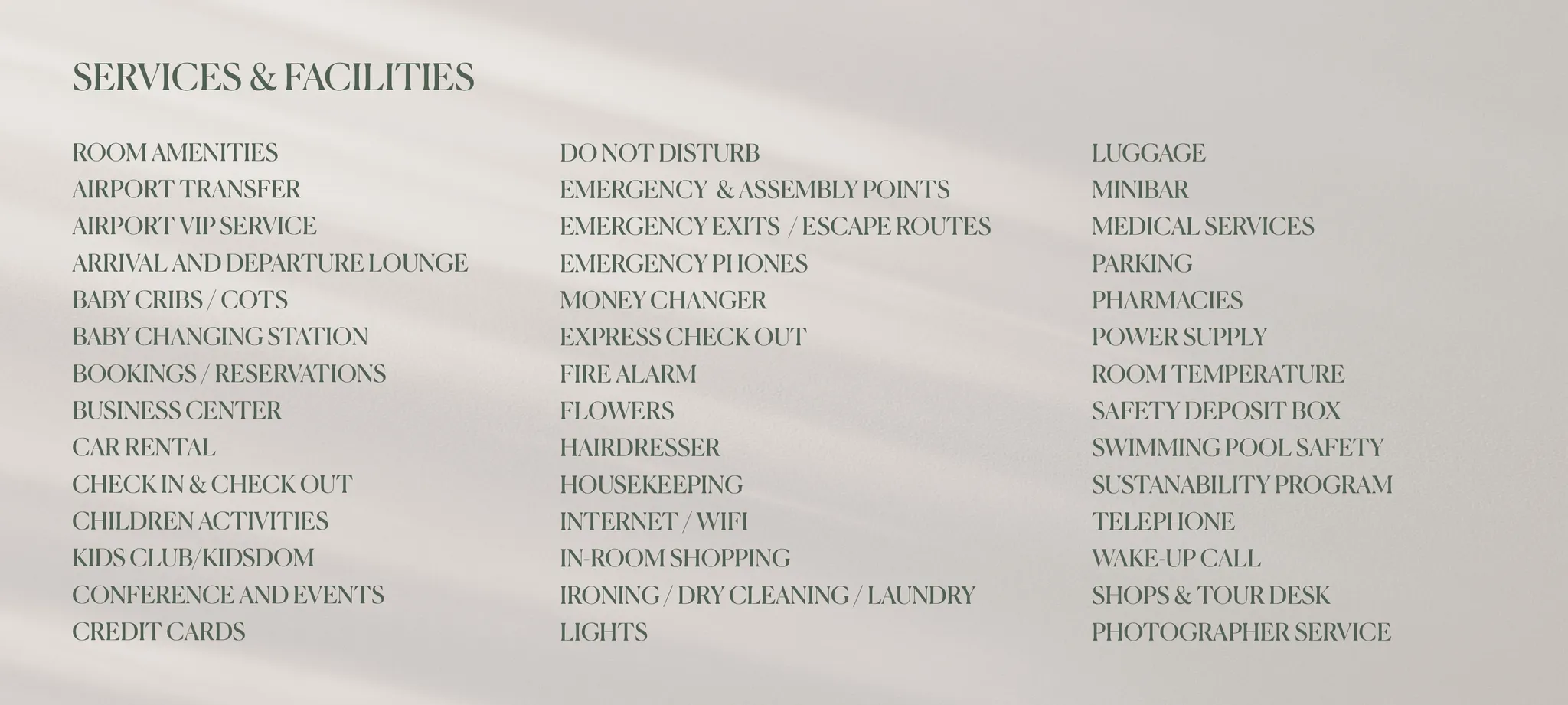 Hotel Directory, page 2 of 11