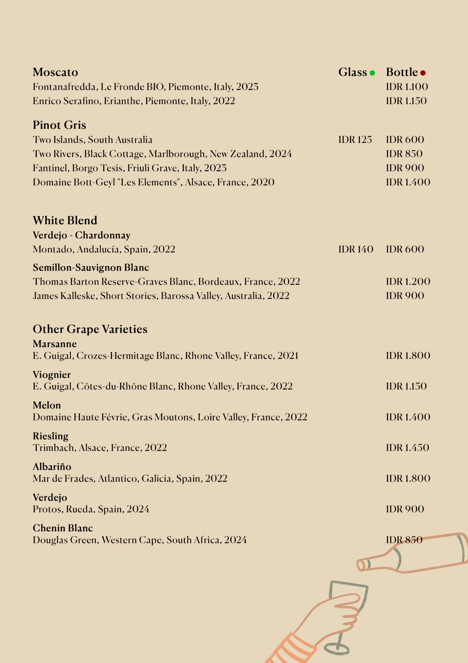 ROOM SERVICE MENU, page 11 of 12