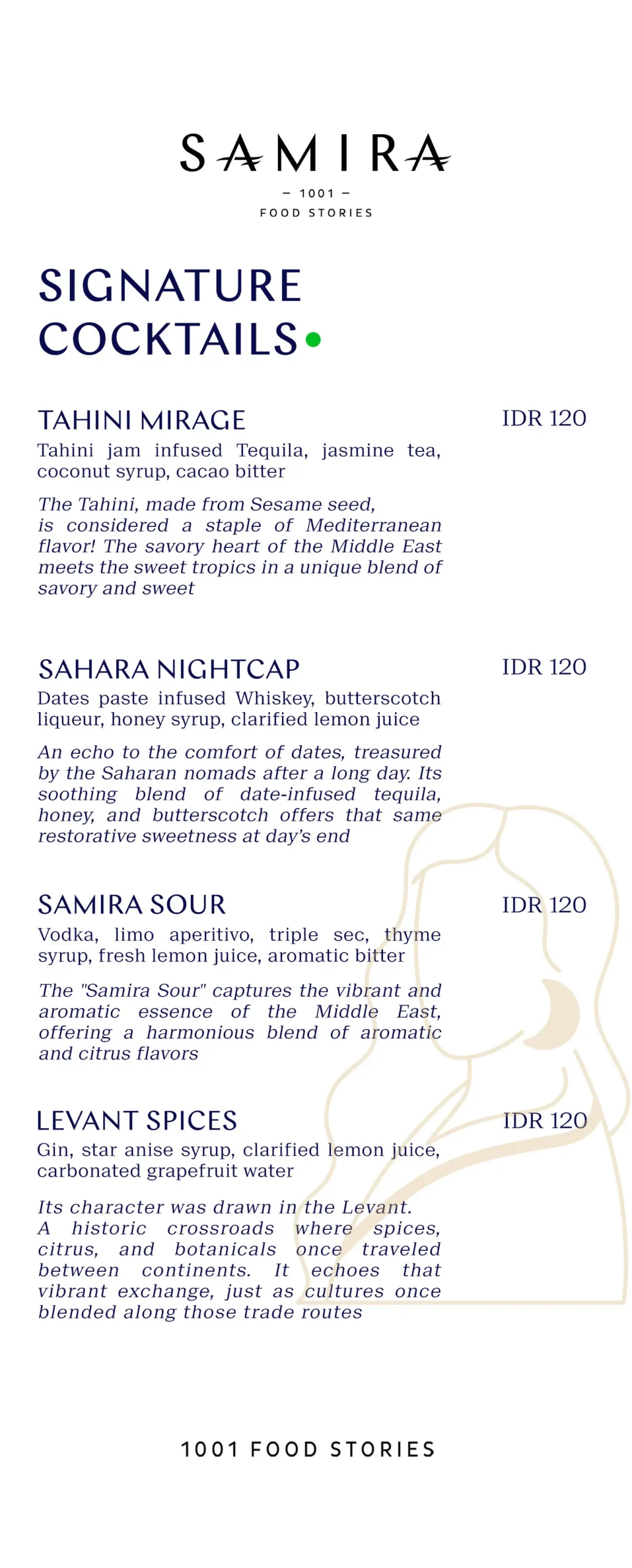 SAMIRA MENU, page 4 of 7