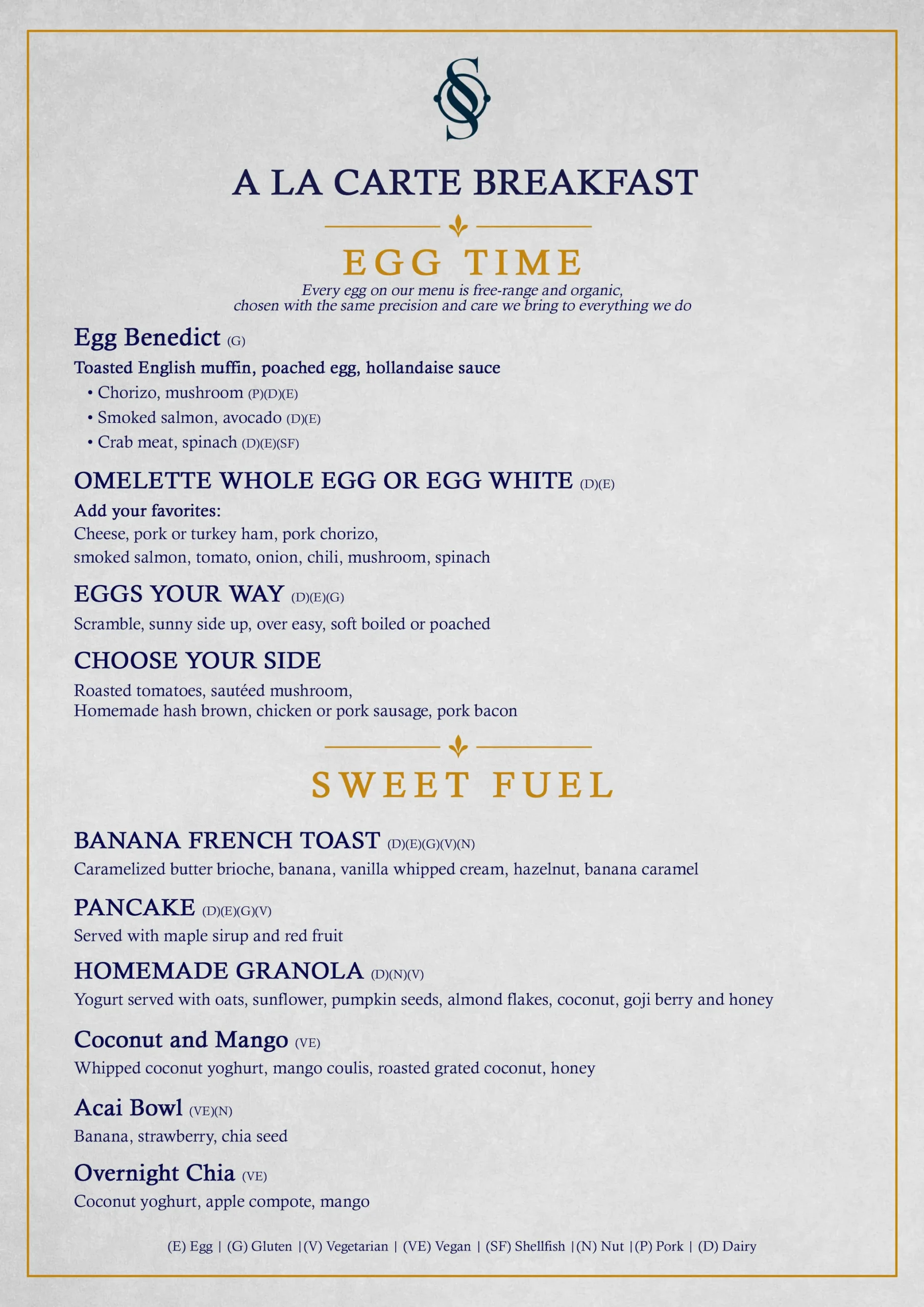 SANTE MENU, page 9 of 10