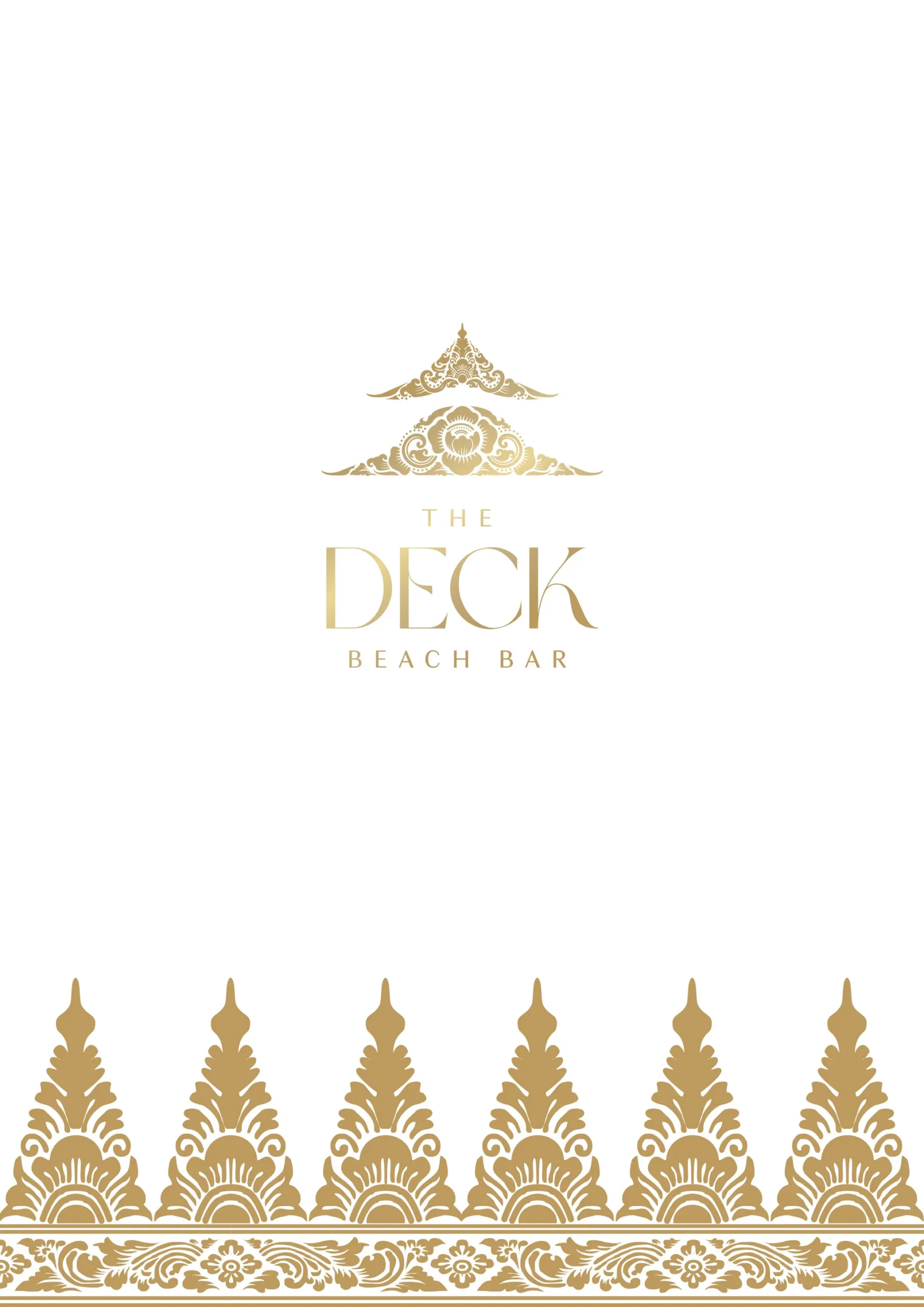 THE DECK MENU, page 1 of 11