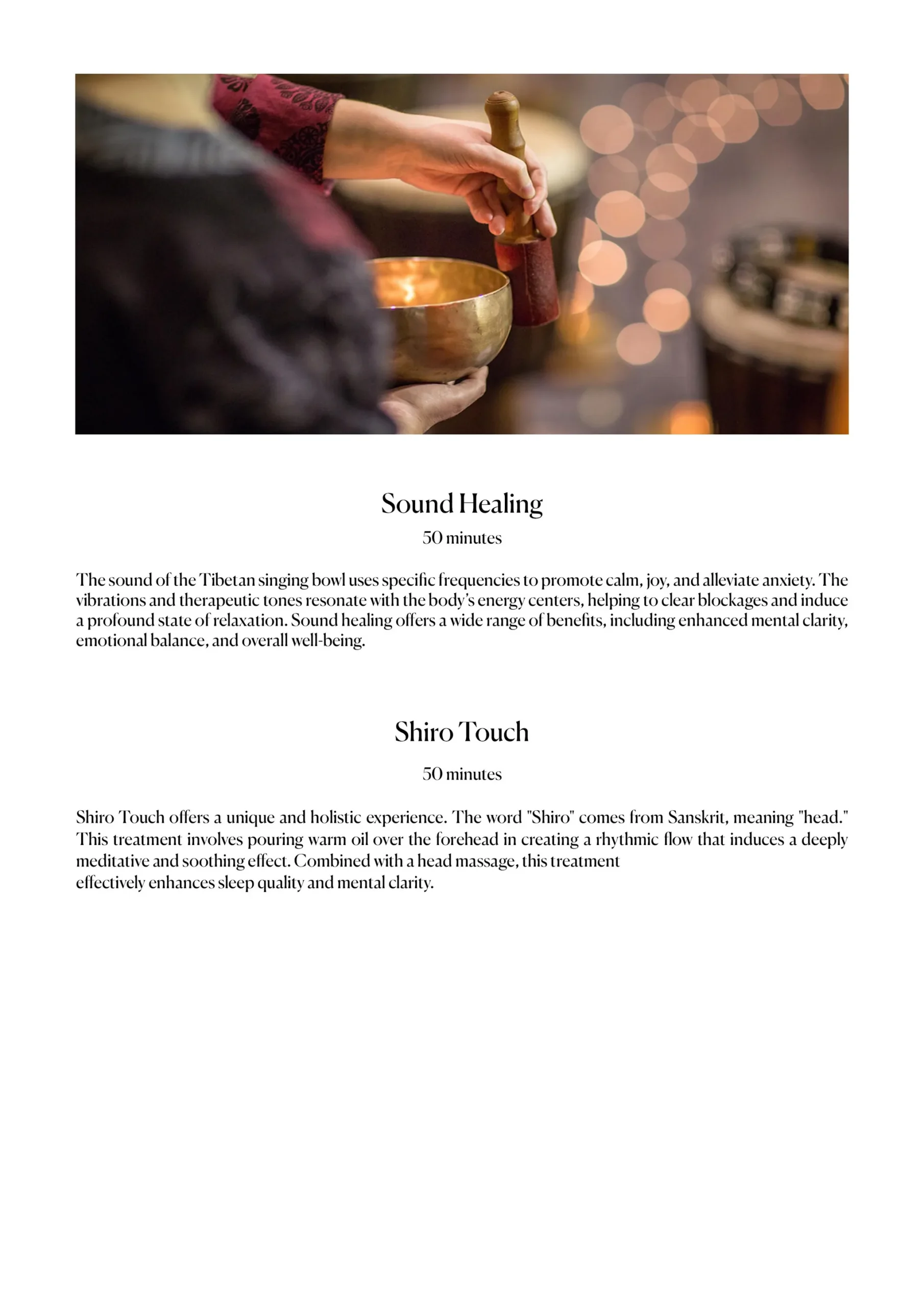 YHI SPA MENU, page 15 of 22