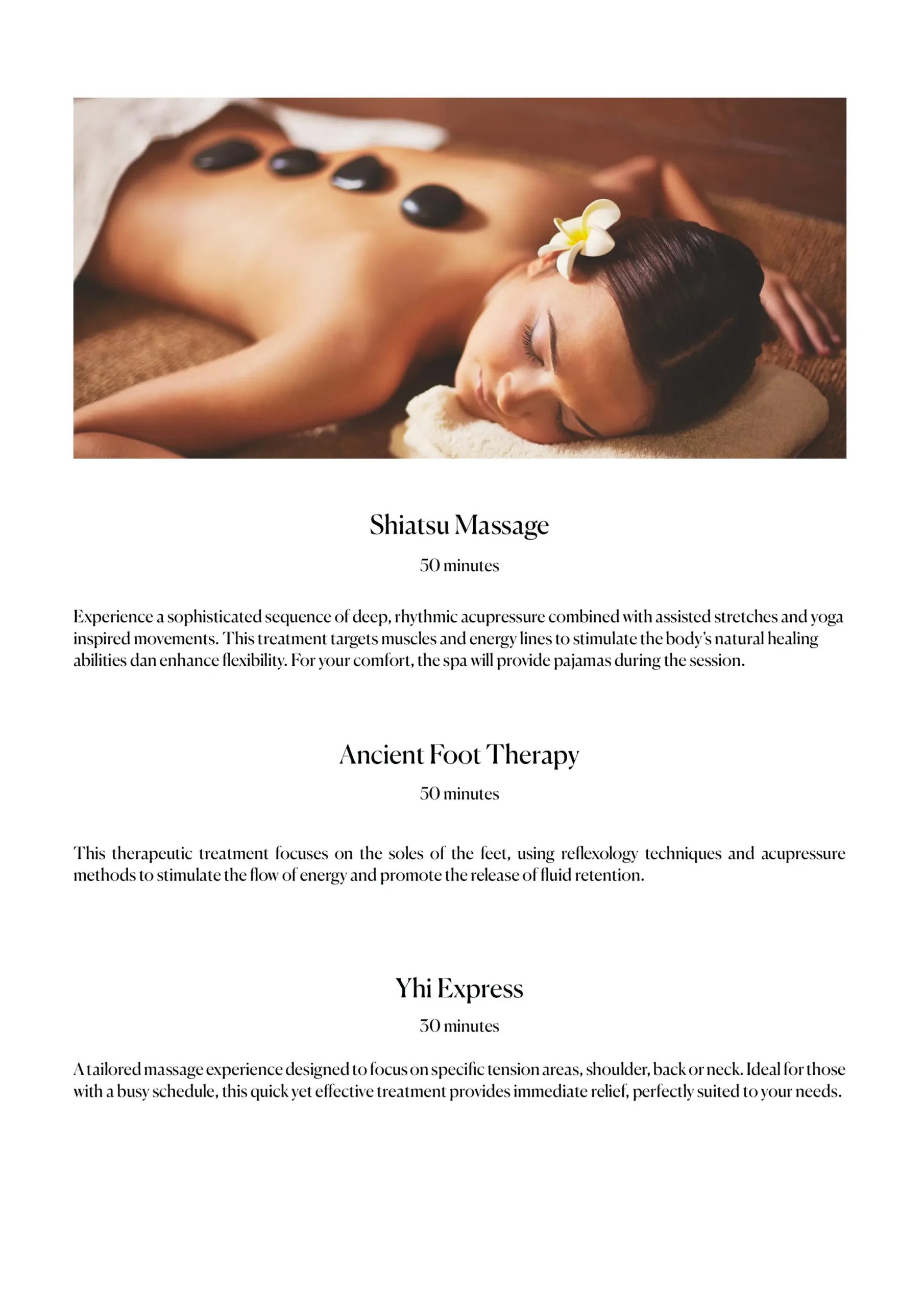 YHI SPA MENU, page 8 of 22