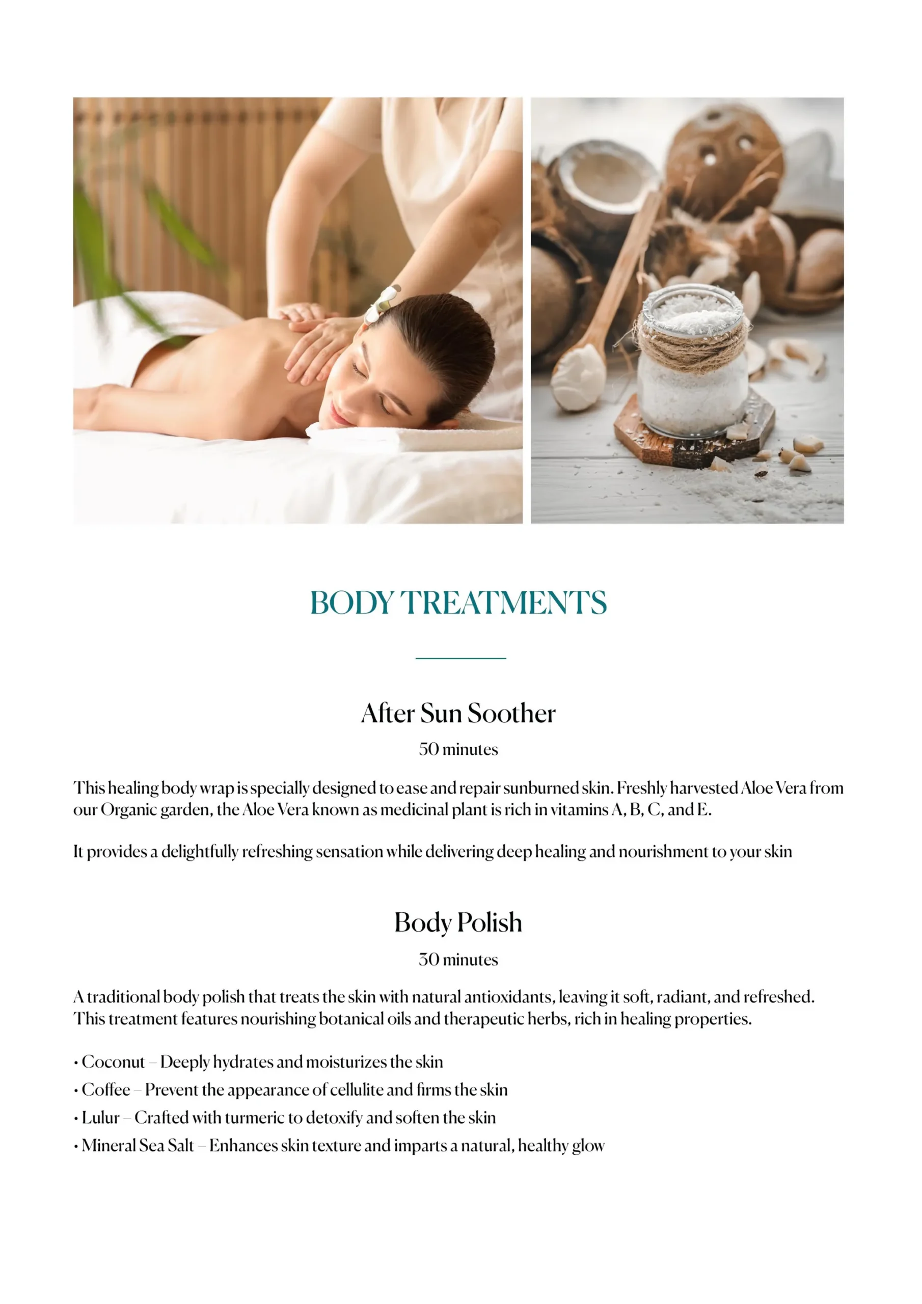 YHI SPA MENU, page 9 of 22